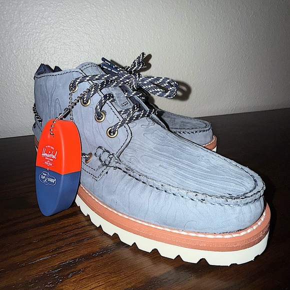 Herschel X Sperry Top Sider High Top Chucka Boot w Vibram Soles Men’s 9 - Picture 1 of 15